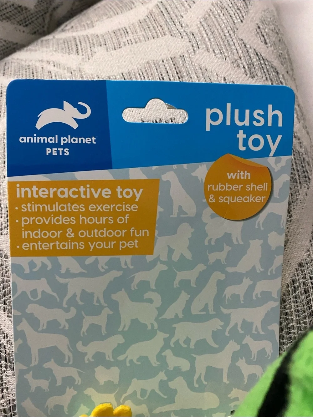 Green Plush Reptile Toy with Shell
